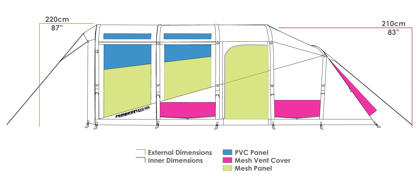 Zempire Evo TL V2 Air Tent - Image 9
