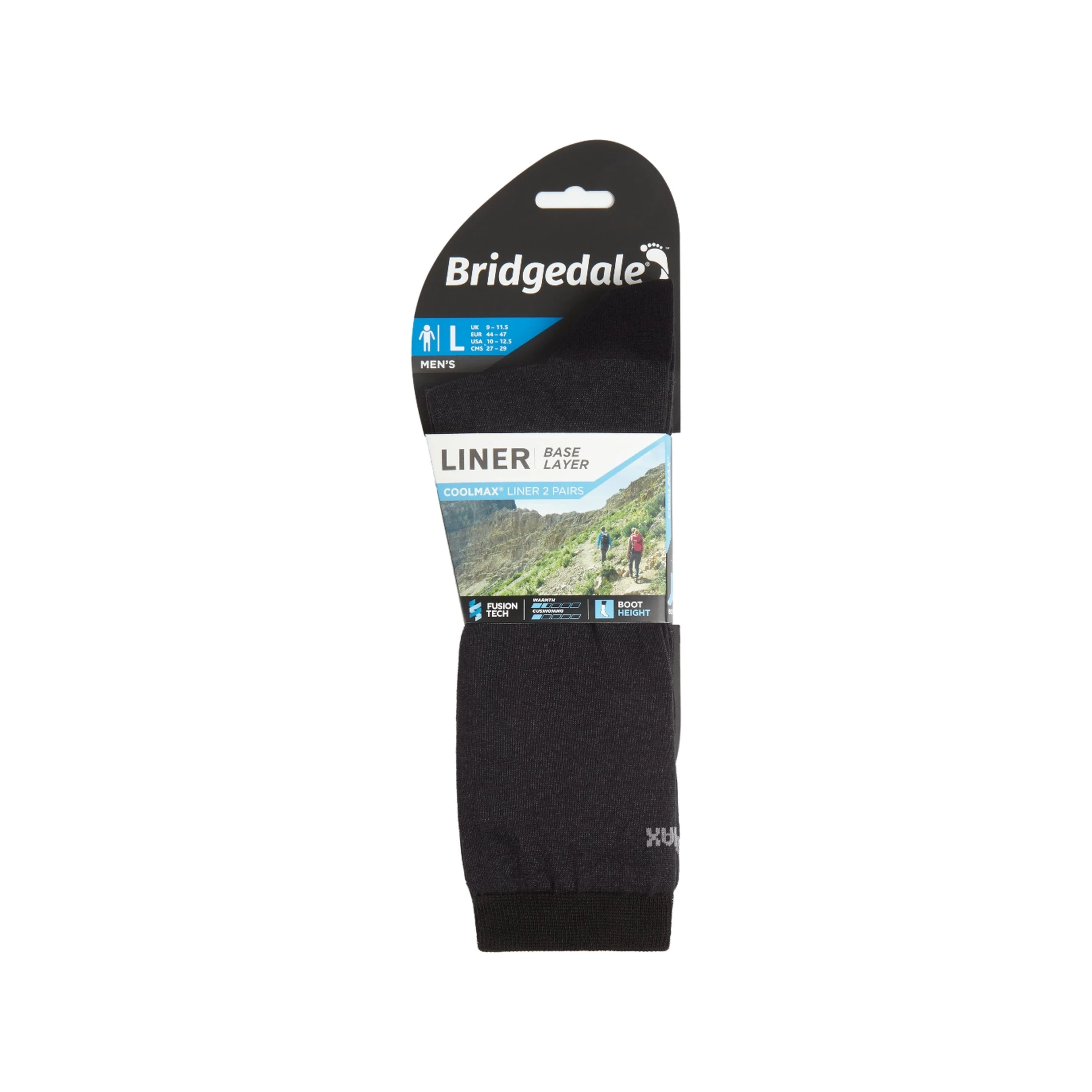 Bridgedale Base Layer Coolmax® Liner Twin Pack Men's - Image 7